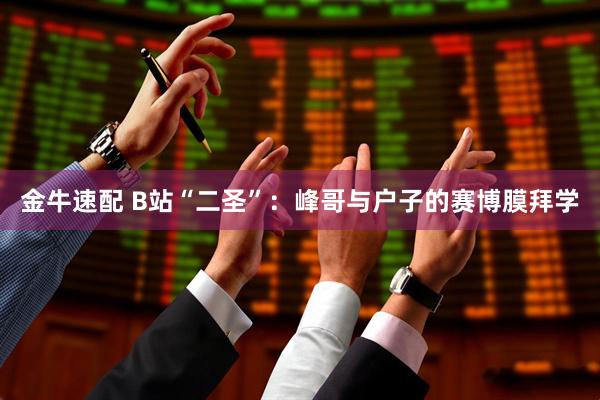 金牛速配 B站“二圣”：峰哥与户子的赛博膜拜学